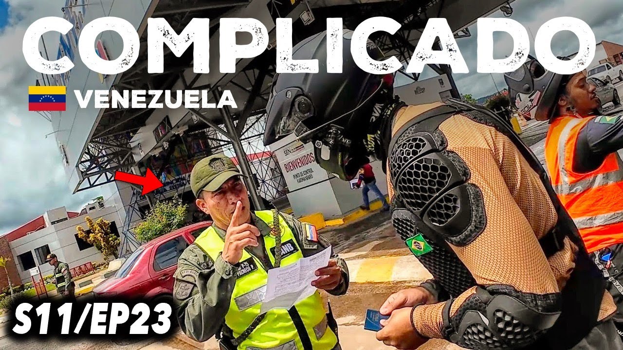 Assim sou tratado na FRONTEIRA DA VENEZUELA [viagem de moto] - S11/EP23
