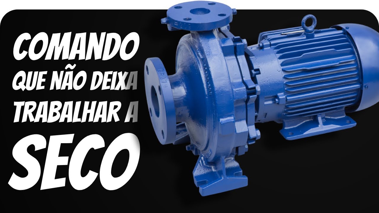 Comando para bomba com proteção contra funcionamento a seco