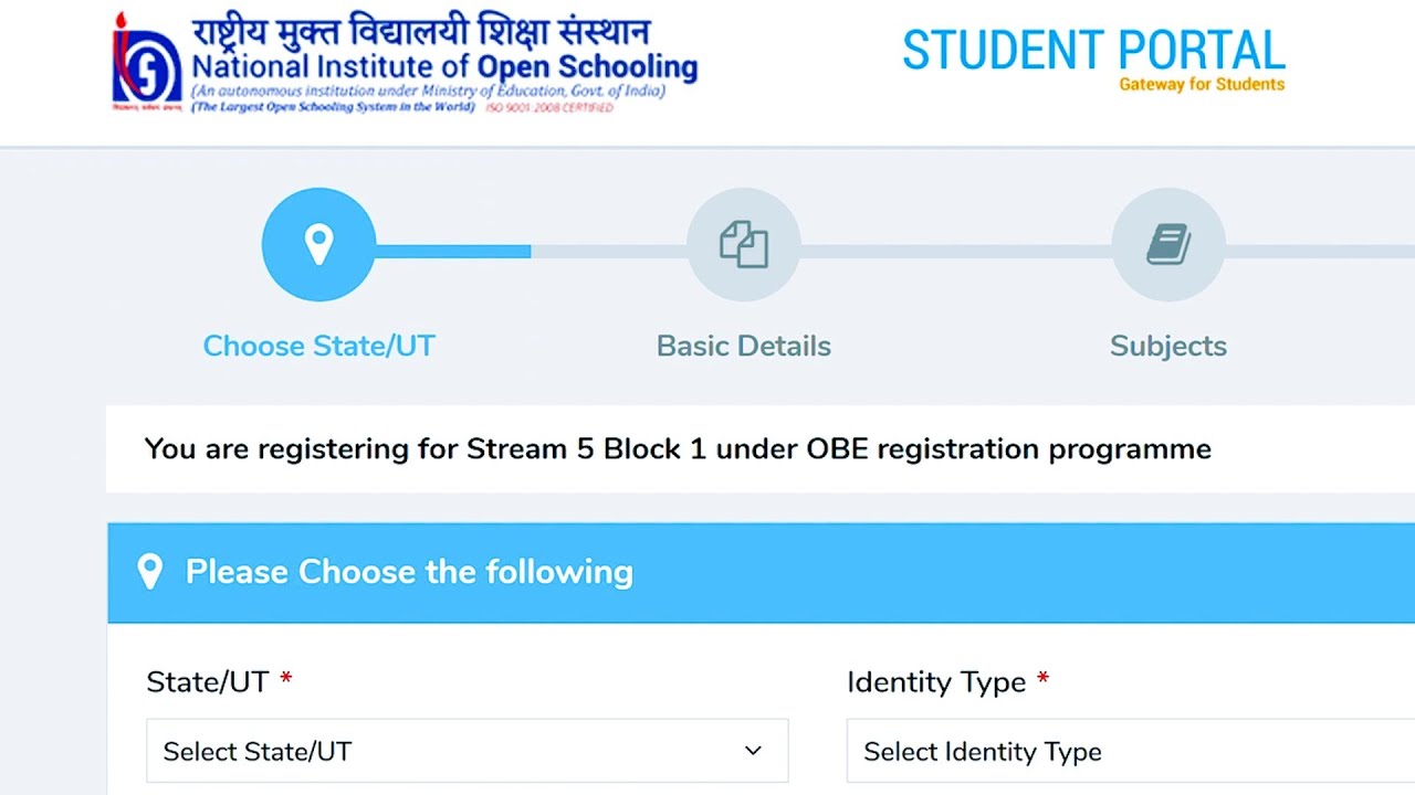 How to enroll for NIOS OBE program I NIOS OBE main admission kaise lein