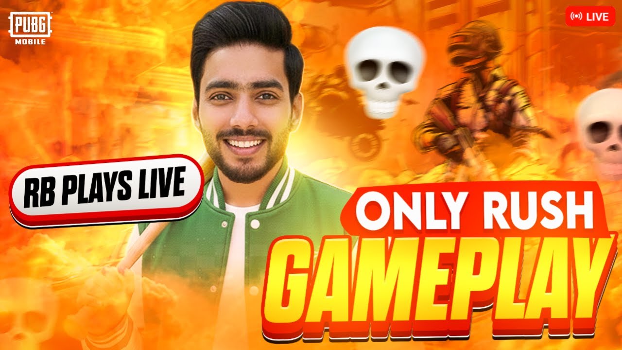 CONQUER PUBG MOBILE 🔥 | RB PLAYS LIVE 😇 | #Top1 #PORSCHE #R8playslive