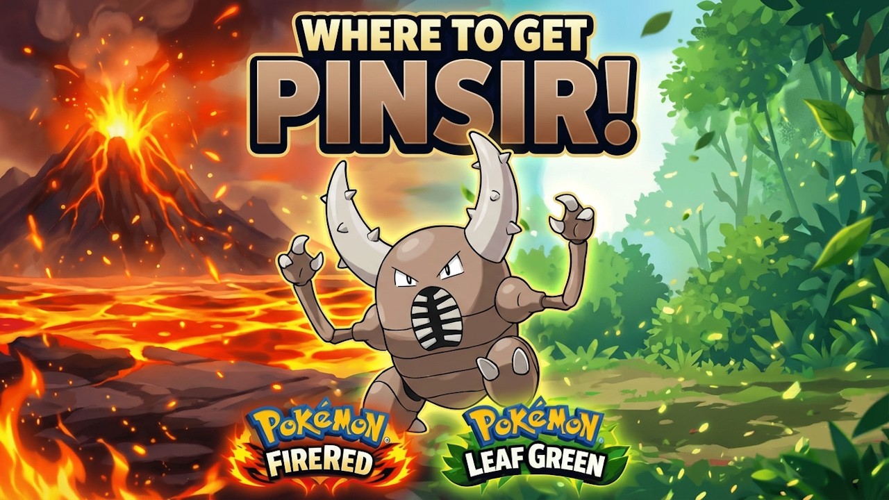 Где найти Пинсира в Pokemon Fire Red и Leaf Green?