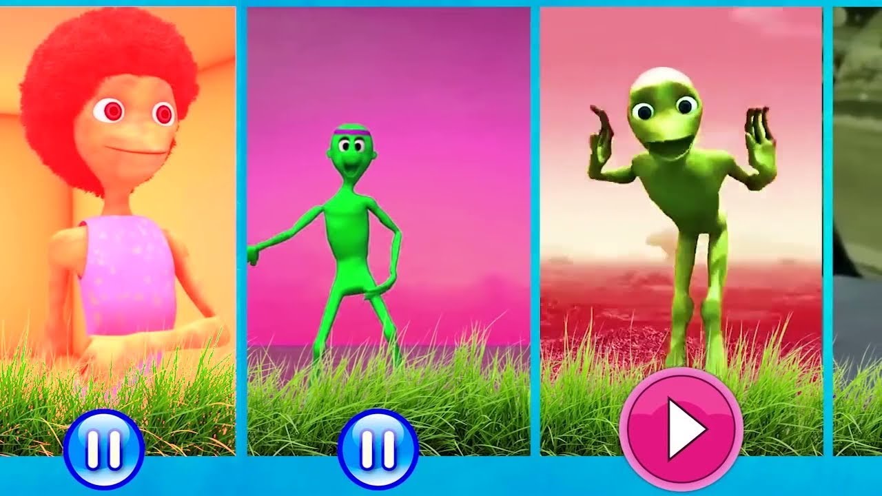 DAME TU COSITA vs PATILA vs CHOCOBODI vs DAME LA GOMITA vs MRS CHOC COLOR CHALLENGE #greenalien