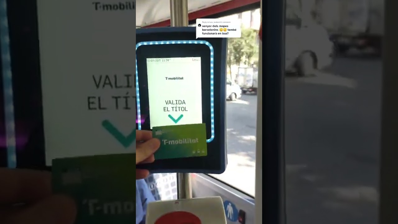 La T-Mobilitat en el bus de Barcelona