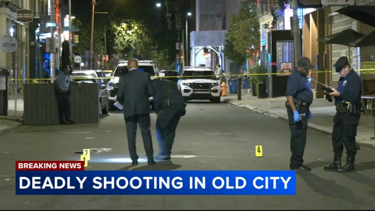 Police searching for gunman after man shot, killed in Philadelphia's Old City section