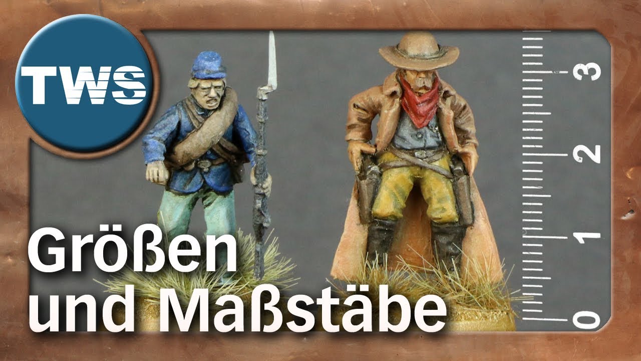 Tutorial: Größen & Maßstäbe / scale & sizes (Tabletop-Zubehör, Maßstab, TWS)