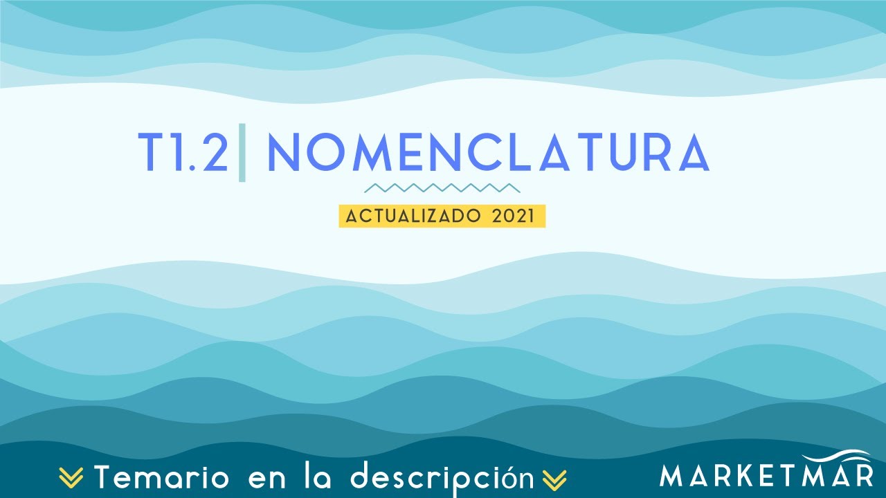 Nomenclatura Náutica PER FACIL [T1-2] 👇 Suscripción Curso Gratuito 👇 APUNTES PDF en descripción 👇