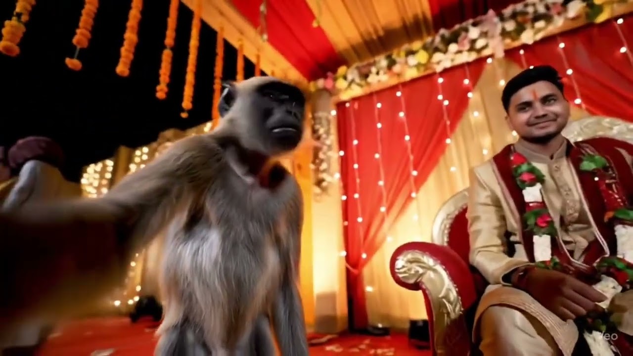 Monkey Shadi vlog - Indian wedding #shorts