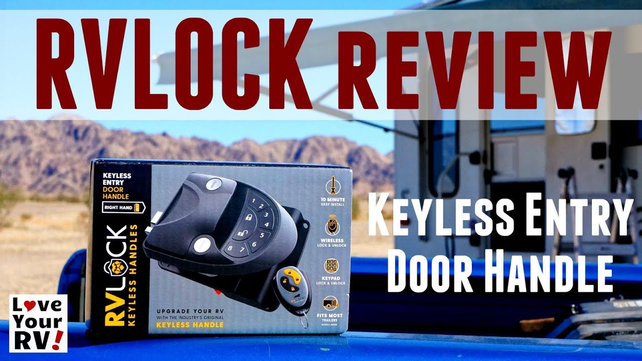 RVLOCK Keyless Entry Door Handle Install and Review