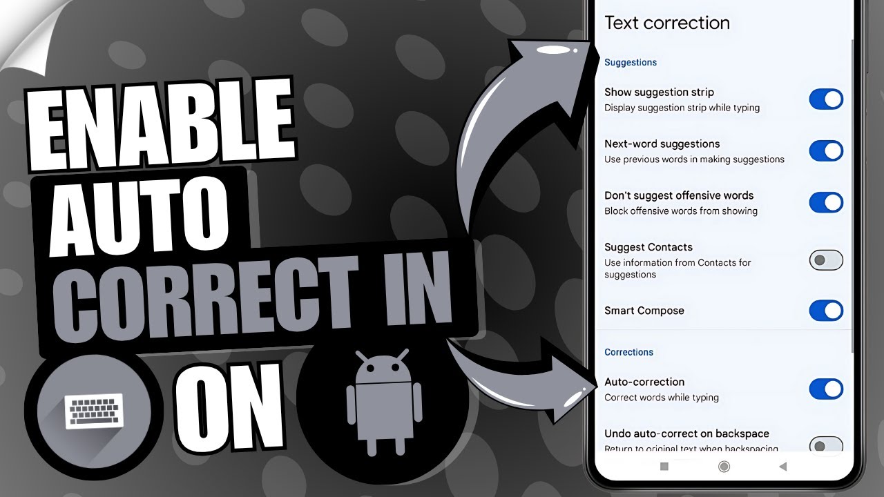 🔤 How to Enable Auto Correct in Keyboard on Android | ✔️ Turn On AutoCorrect in Keyboards