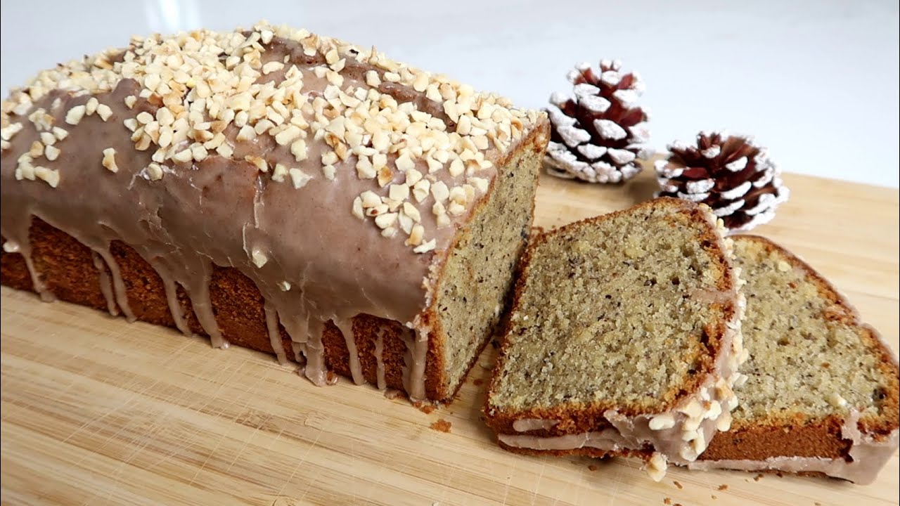 ⭐Saftiger NUSSKUCHEN mit ZIMTGLASUR ⭐Unheimlich lecker | Rührkuchen ➡️Schnell & Einfach