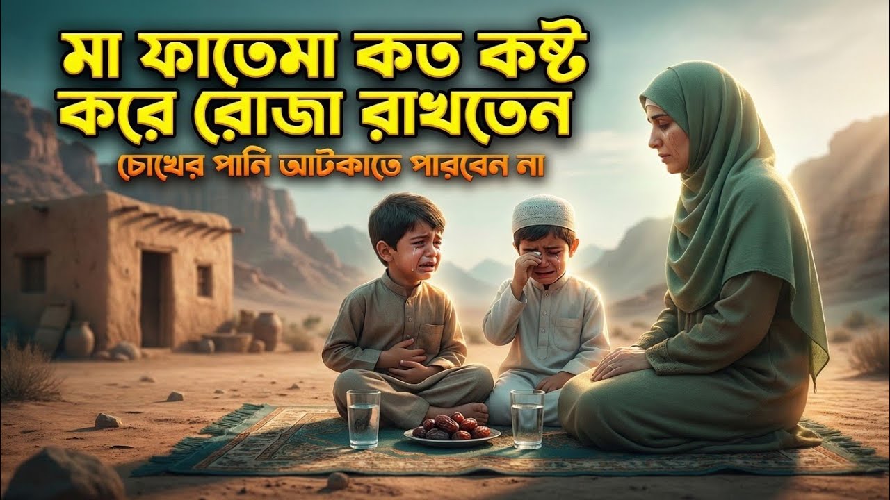 মা ফাতেমা রাঃ কত কষ্ট করে রোজা রাখতেন | চোখের পানি আটকাতে পারবেন না 2026 | Munir