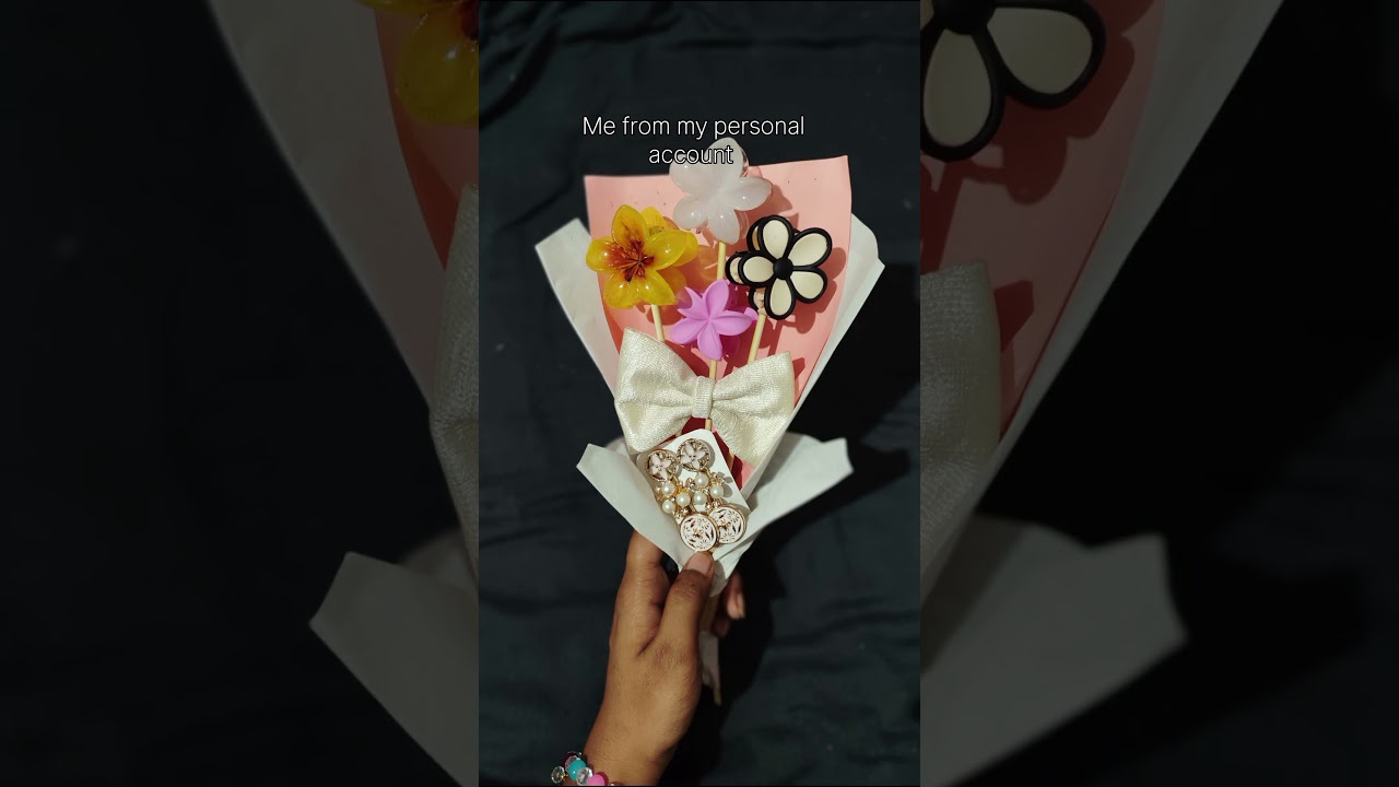 hair accessories bouquet 💐🌹 