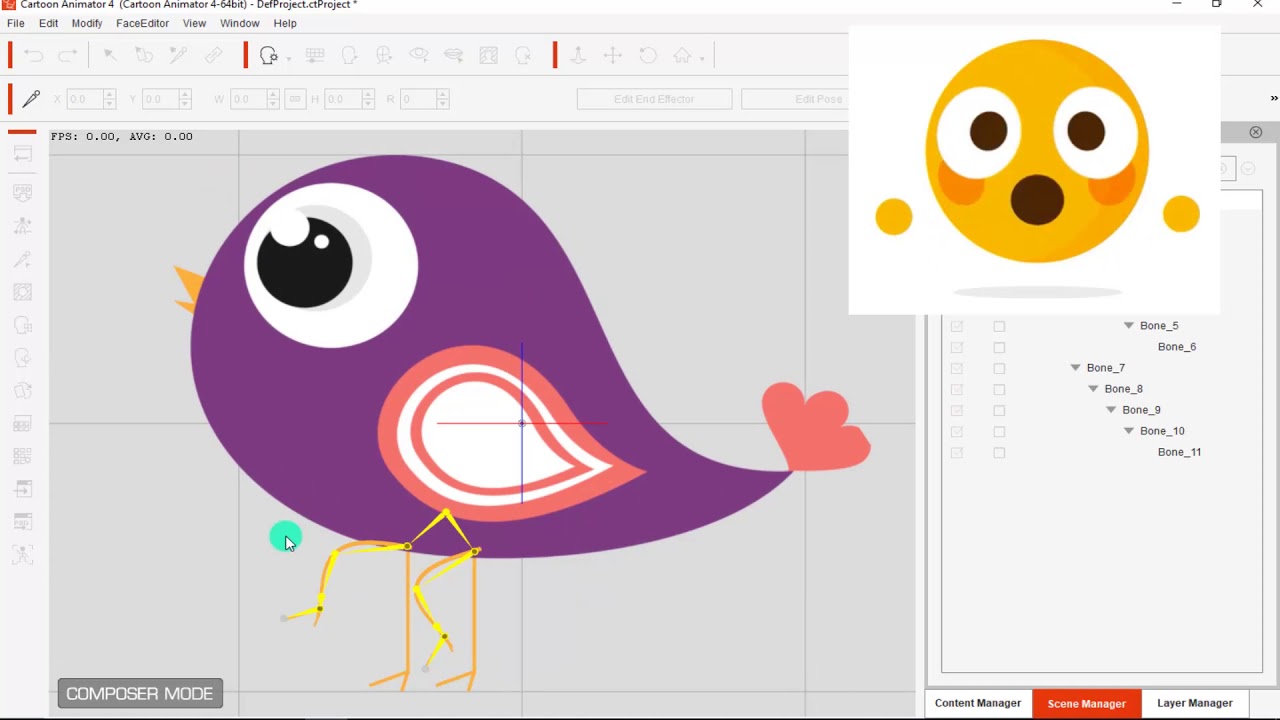 How to solve bone rig problem in cartoon animator 4 (tips and tricks)