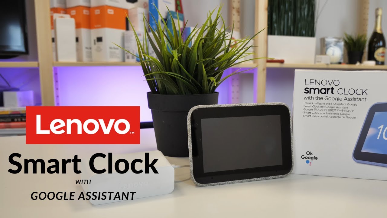 Zegar Inteligentny Lenovo Budzik - LenovoSmartClock Asystent Google