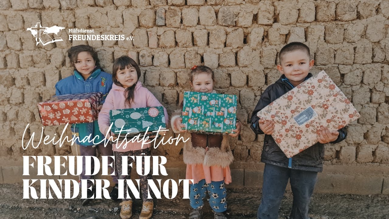 WEIHNACHTSAKTION UKRAINE 2024 | Freude für Kinder in Not