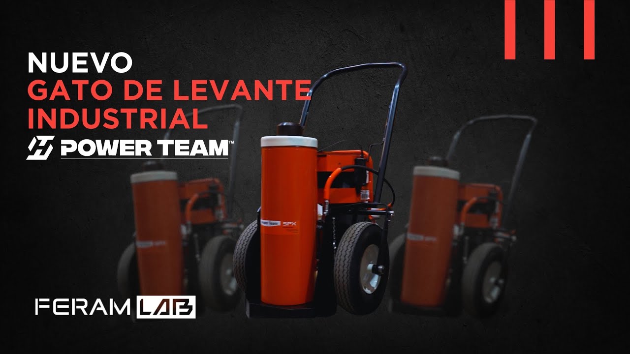 POWER TEAM: Gato de Levante Industrial Autónomo - 200T | FERAM LAB | EP.3
