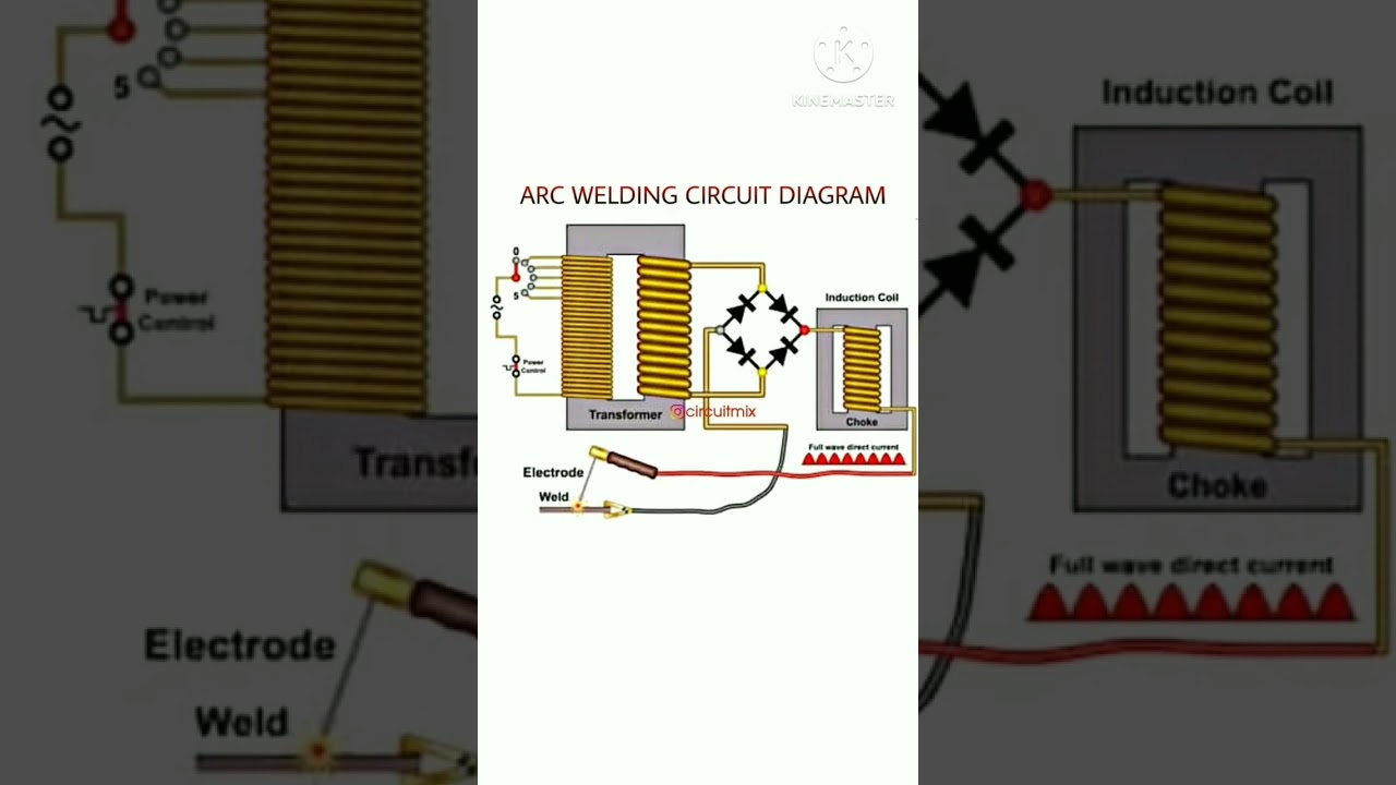 Arc Welding Circuit Diagram/ #arcwelding #welding #technical #spotwelding