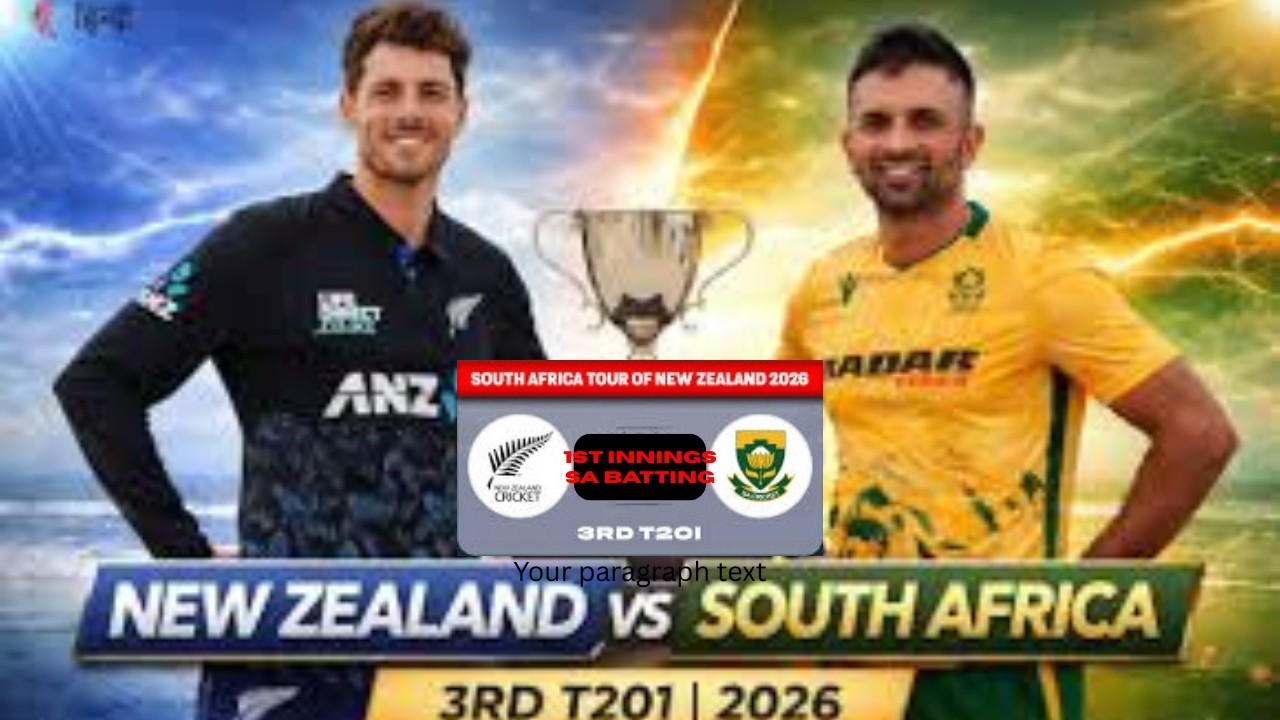 NZ vs SA 3rd T20 INTERNATIONAL CRICKET - 1ST INNINGS SA BATTING