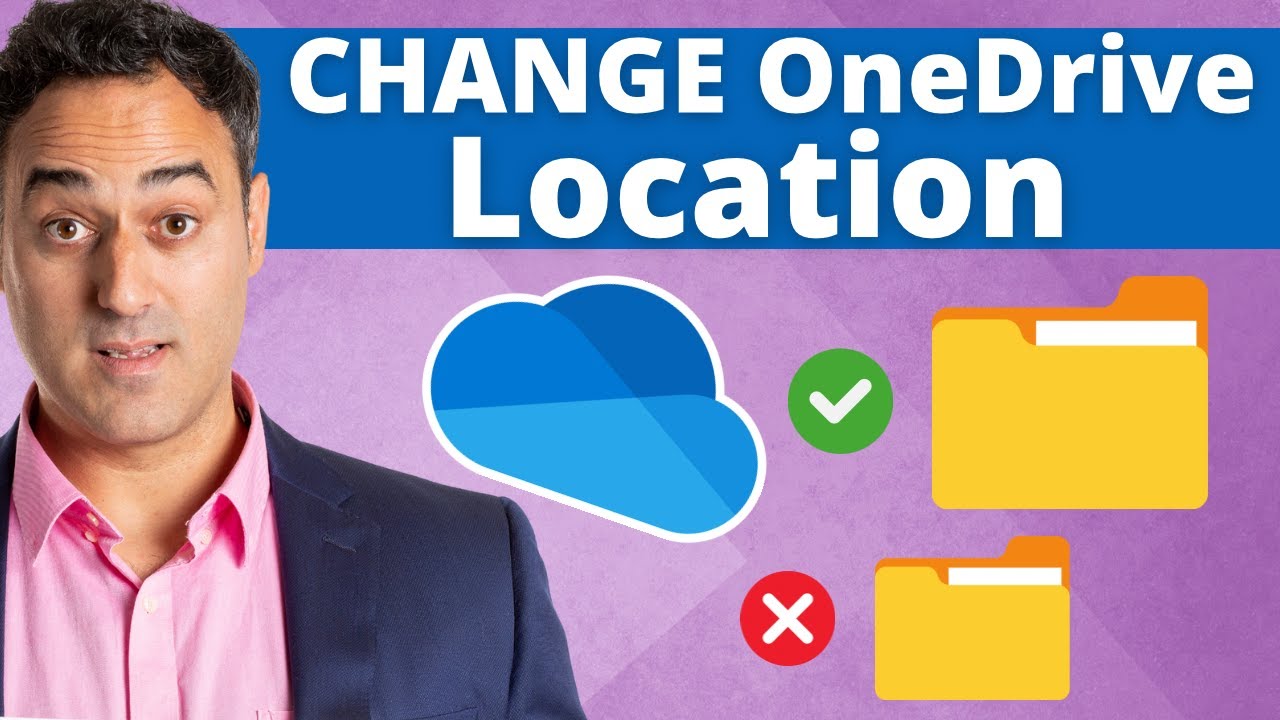 Как изменить расположение папки OneDrive