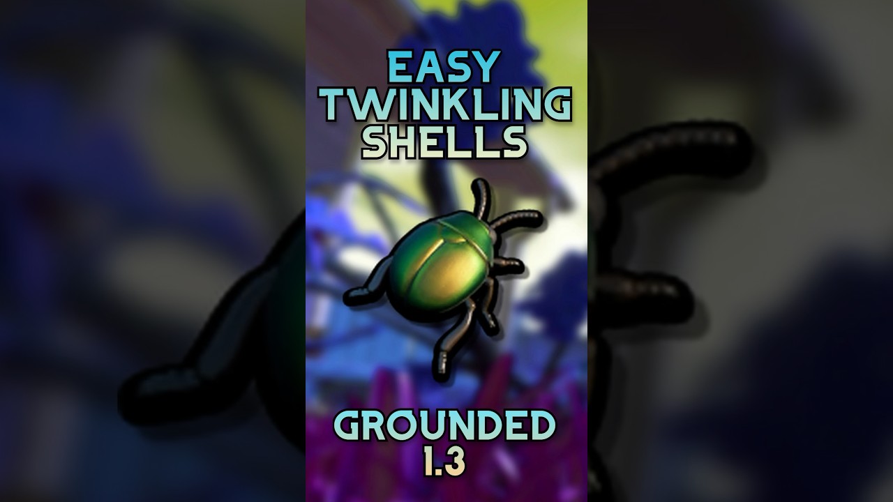 Легко собирать мерцающие ракушки в Grounded 1.3?! #groundedgame #shorts