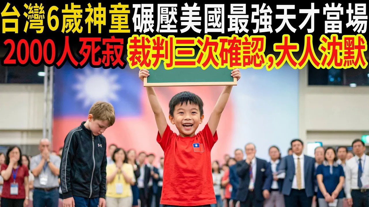 台灣6歲神童完爆美國最強天才，全場20002 人死寂，裁判三次確認後的真相讓大人集體沈默！#感人故事 #老年故事 #口述故事 #人生故事
