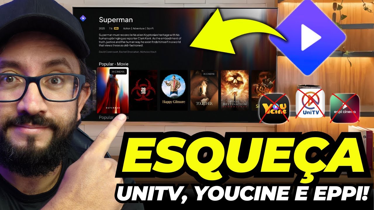 POR ISSO EST&Atilde;O CANCELANDO YOUCINE, E UNITV E BAIXANDO O STREMIO!