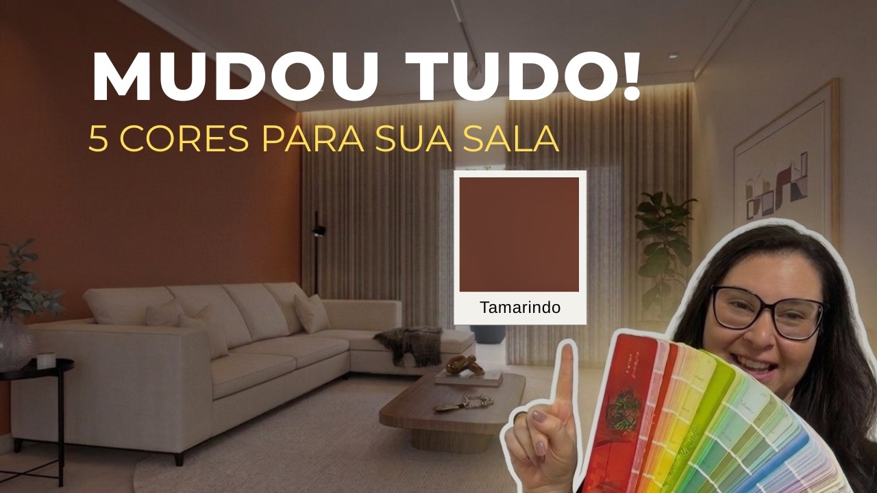 NÃO PINTE SUA SALA ANTES DE VER ISSO! 😱 Testei 5 cores e me surpreendi! ✨