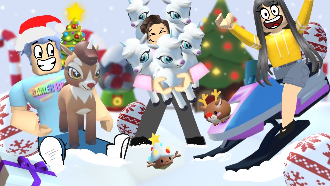 Amazing Christmas Fun in RoPets ( Roblox with Friends )