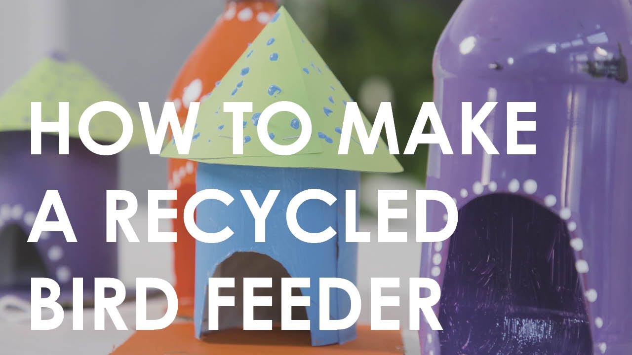 How to make a Bird Feeder | At Home Recyclable Craft