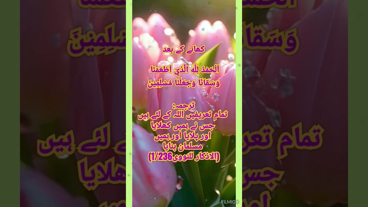 khaney k bad ki dua #khana #duaien #duaa #trending #viral #most #mostwatched @humtum2439
