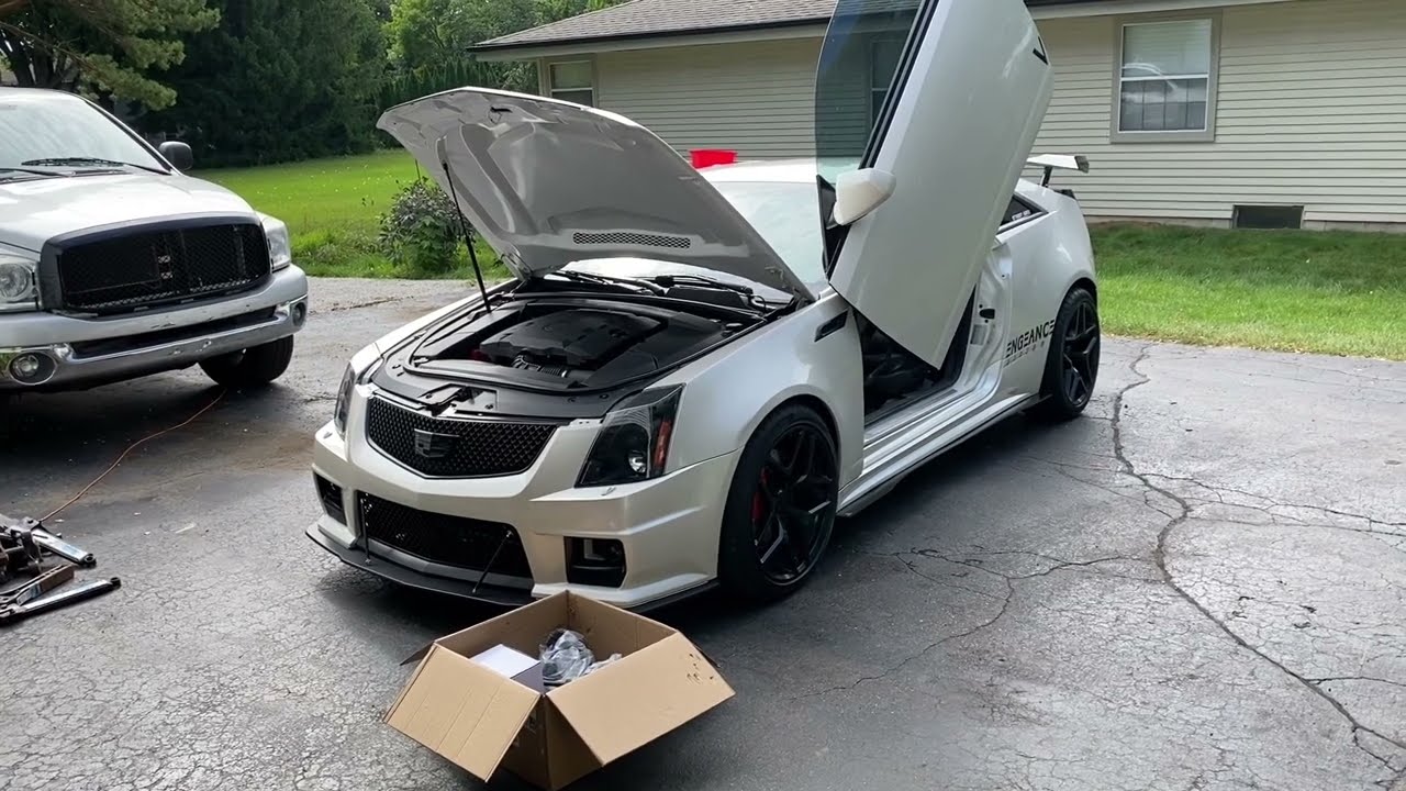 Install Camaro cold air intake in 2013 Cadillac CTS