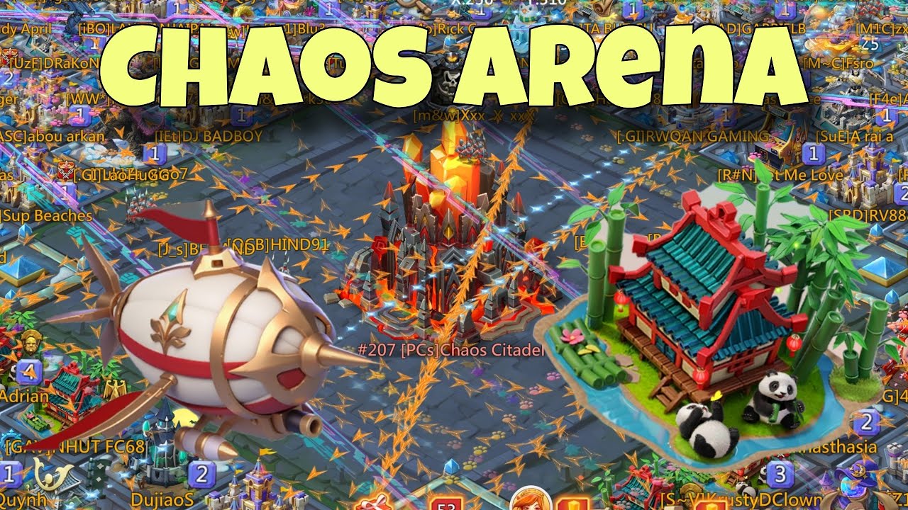 Lords Mobile - NEW castle and army skins. Lets test new stats on CHAOS ARENA