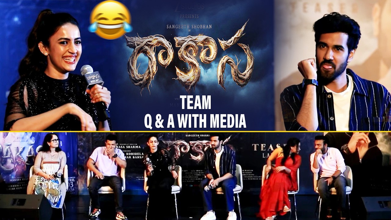 Sangeeth Shobhan & Niharika Konidela Hilarious Q & A | Rakasa Media Interaction