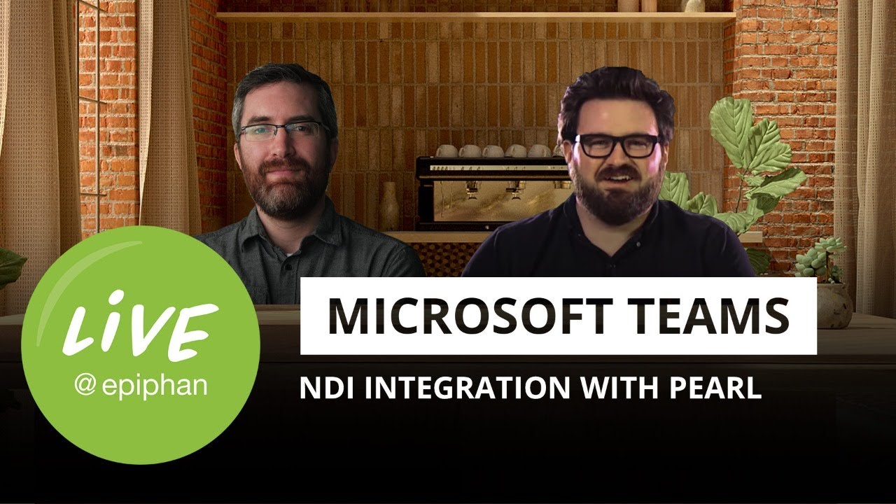 Microsoft Teams NDI integration with Pearl for remote video production