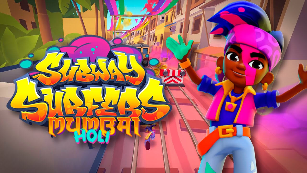 SUBWAY SURFERS MUMBAI HOLI 205 NEW CHARACTER ROCKY