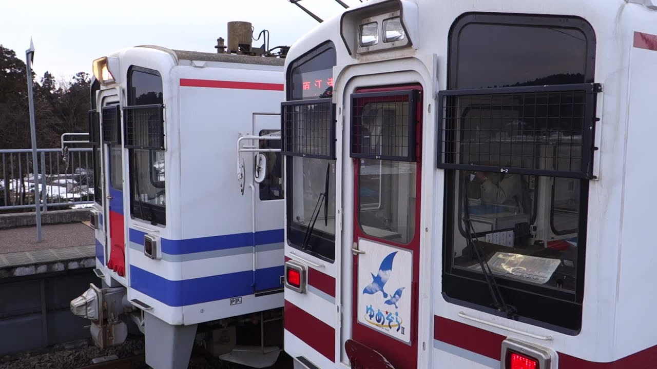 【FHD】北越急行ほくほく線 くびき駅にて(At Kubiki Station on the Hokuetsu Express Hokuhoku Line)