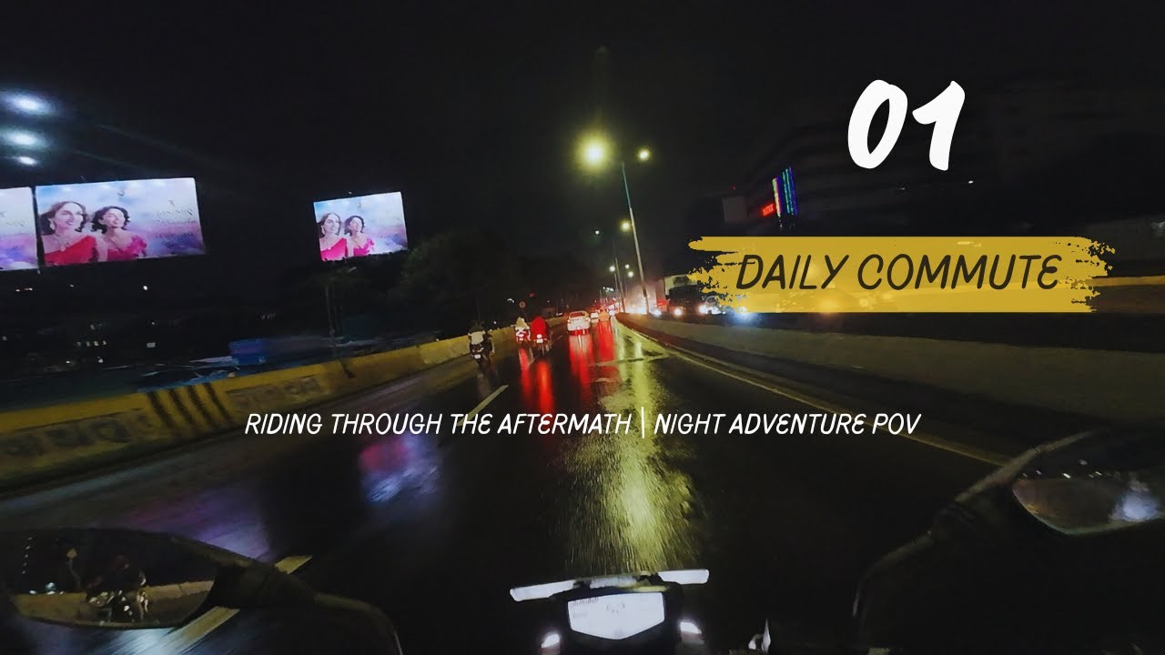 City After Rain | Moody Night Ride POV 🌧️✨