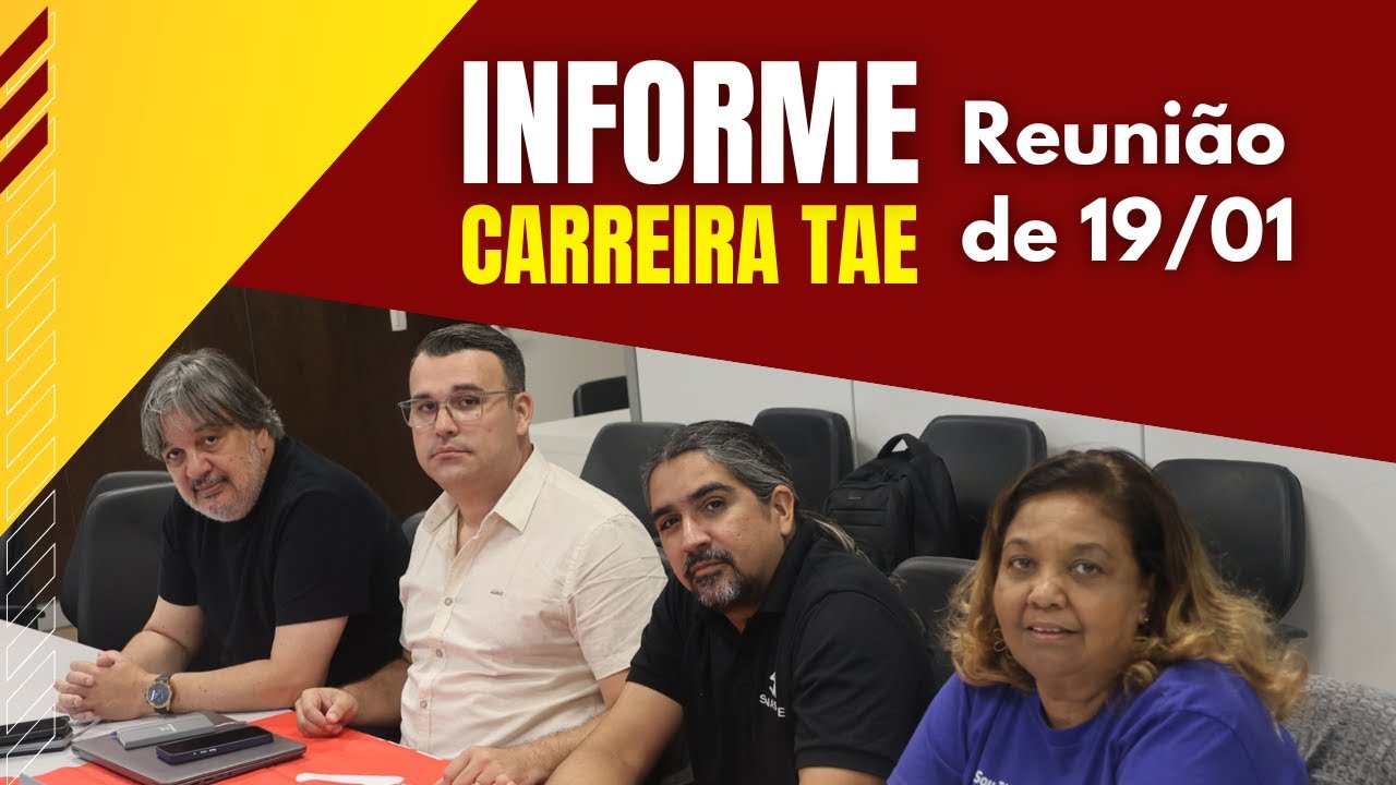 Carreira TAE: confira o resumo da reunião de 19/01 com o MGI