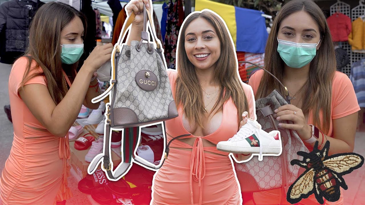 Buscando ropa Gucci en el tianguis