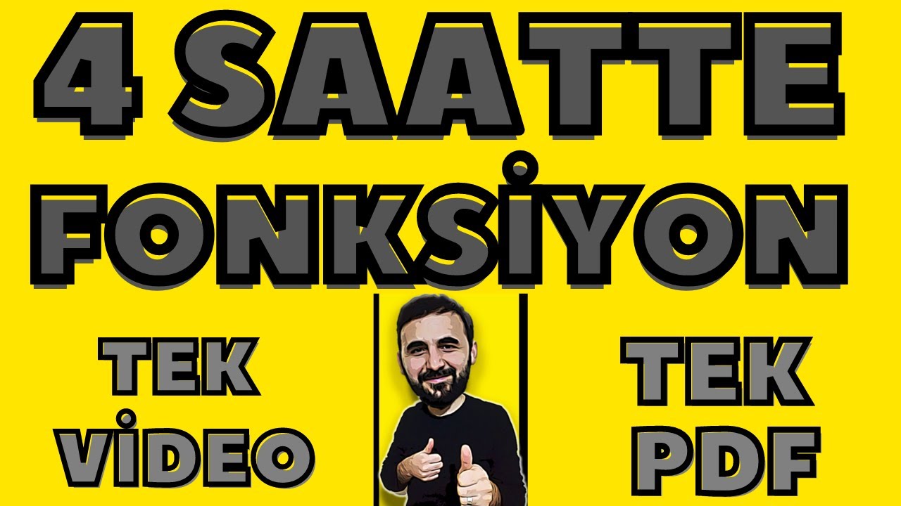 Fonksiyonlar   | AYT |  TÜM  Konu ANLATIMI  |   | TEK VİDEO  |  TEK PDF  |