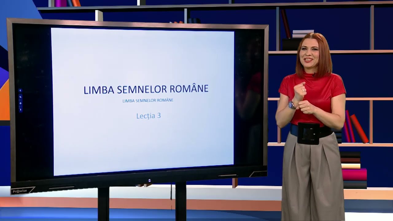 TeleŞcoala: Limba semnelor române – lecţia 3 (@TVR2)