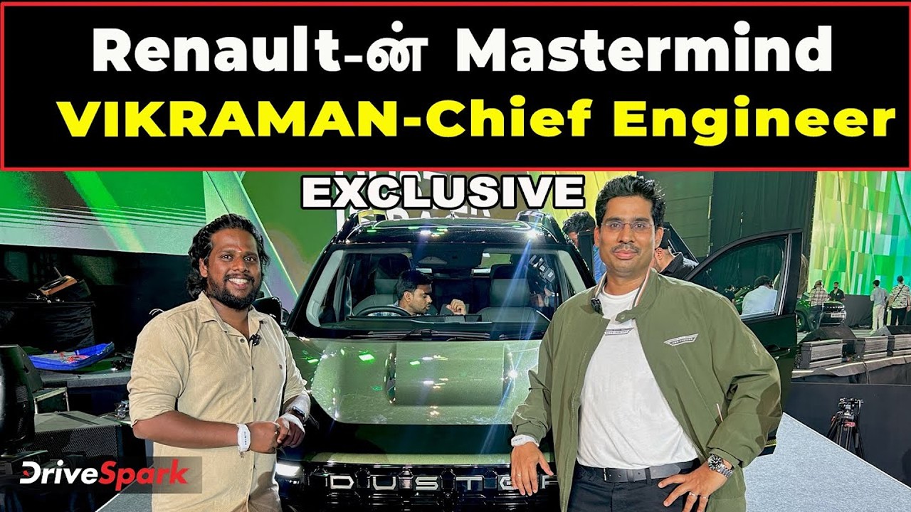 New Duster-ன் Inside Story 😱 | Renault Chief Engineer Vikaraman Exclusive | Tamil