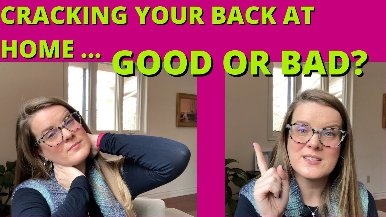 Cracking Your Back At Home GOOD OR BAD? | Dr. Kristina Turkewitsch | Chiropractor in Newmarket