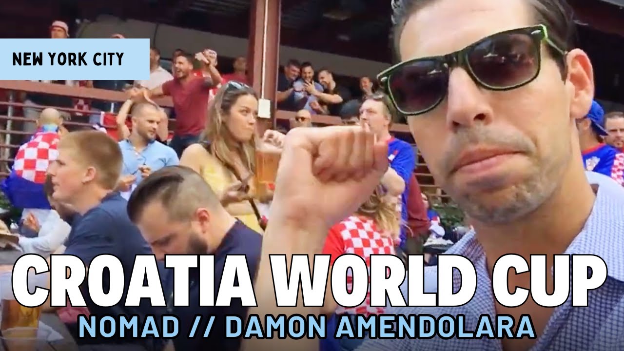 Croatia Fans Go Wild! INSANE World Cup Watch Party for Win over England | NOMAD