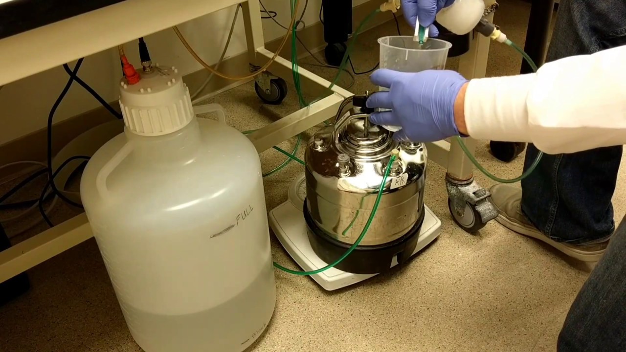 Refilling Sheath Tank and Emptying Waste on BD LSR II Flow Cytometer