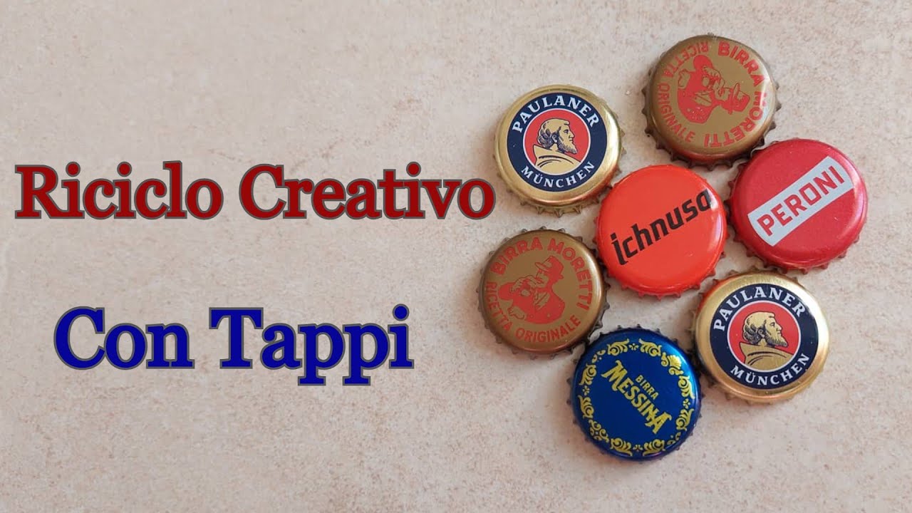 Idee Riciclo Creativo  con tappi Fai da te / DIY