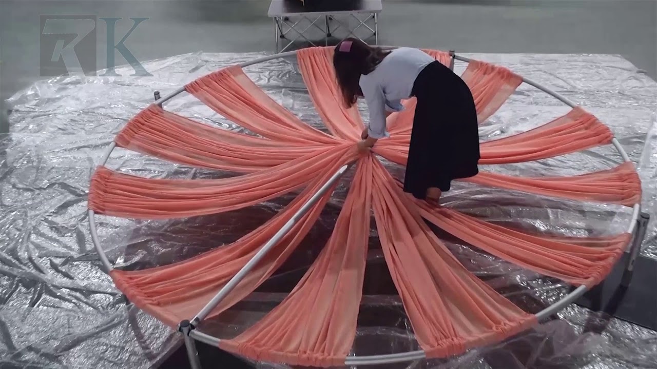 RK Round Pipe and drape