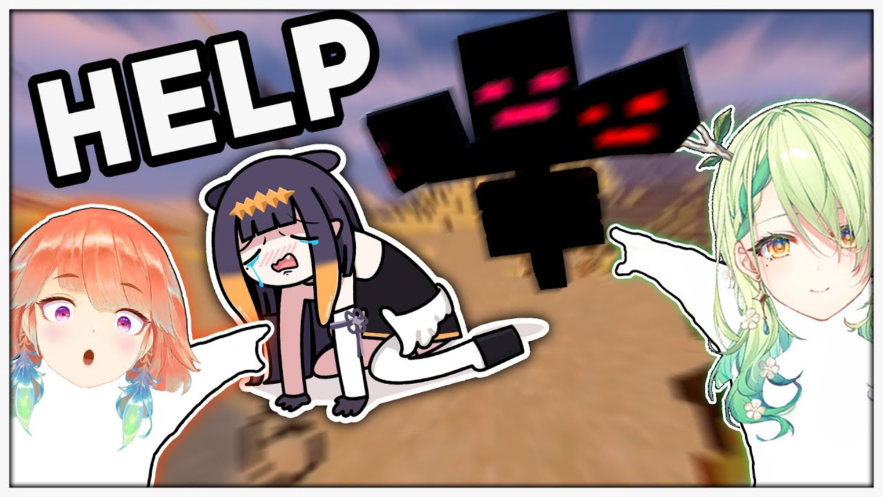 Classic HoloEN boss fight in Minecraft【 Hololive EN】