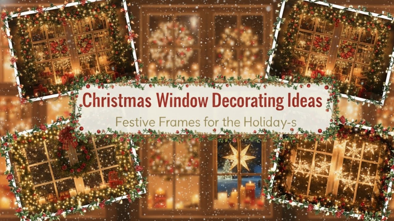 156+ Creative DIY Christmas Window Decorating Ideas 2025 | Indoor & Outdoor Holiday Displays