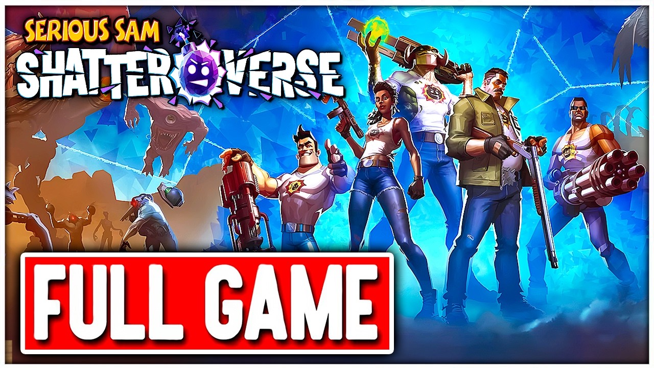 SERIOUS SAM: SHATTERVERSE Gameplay FULL GAME Walkthrough No Commentary PC + ENDING